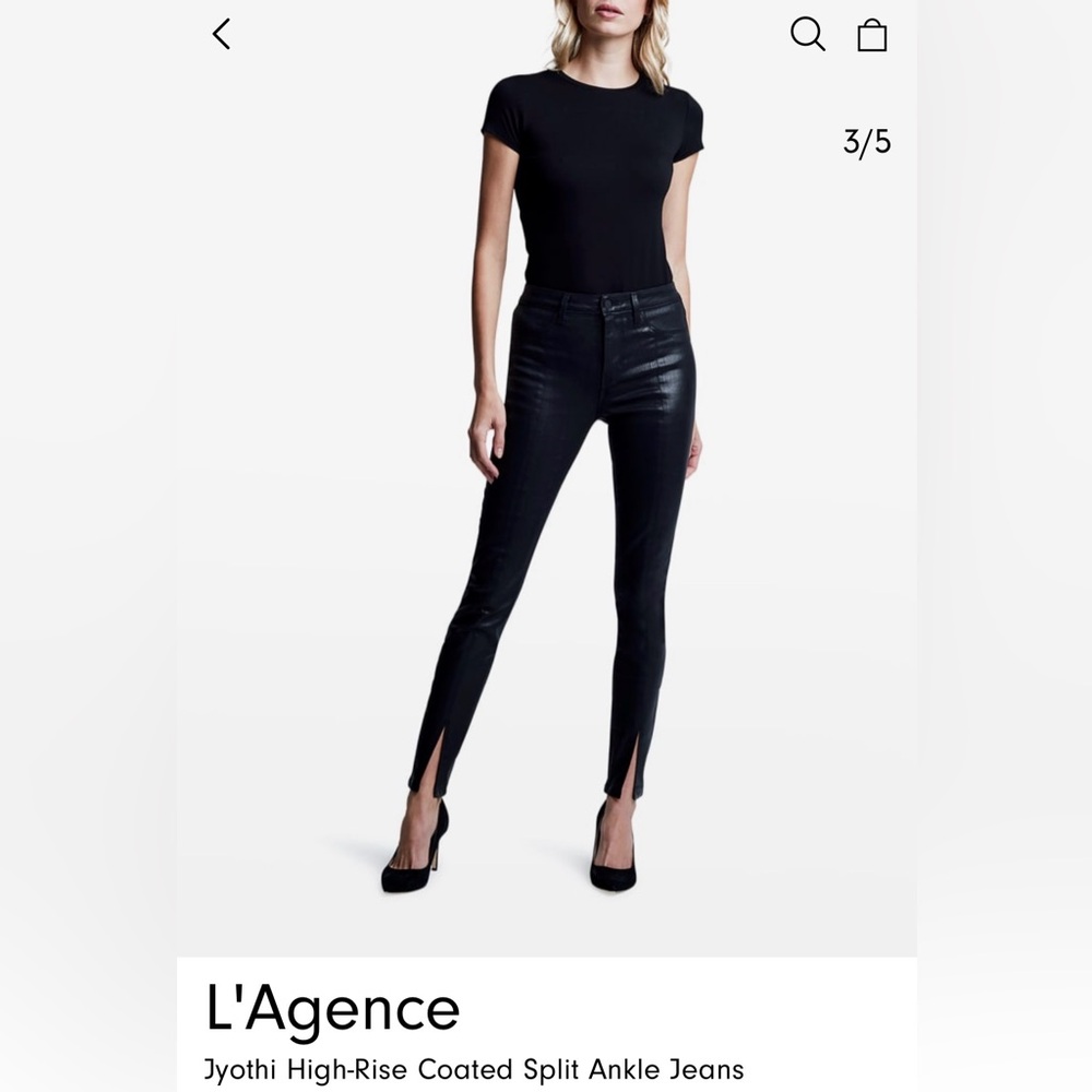 L’AGENCE Jyothi High-Rise Coated Split Ankle